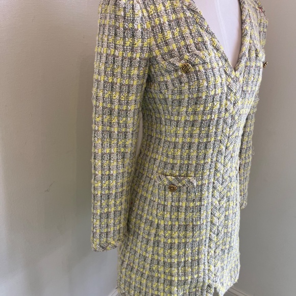 Tuckernuck, green tweed dress, NWT - Picture 3 of 6